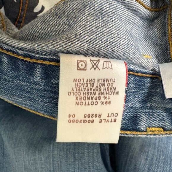 Lucky Brand Dungarees Women's Mid-rise Medium Wash Straight Leg Size 8 - Picture 12 of 12